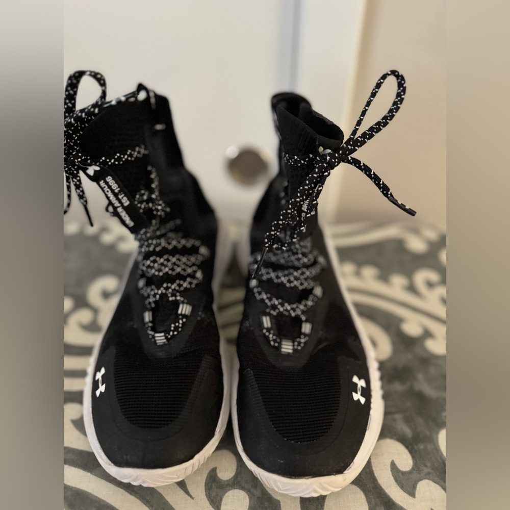 Under Armour Highlight Black High-Top Volleyball Sneakers